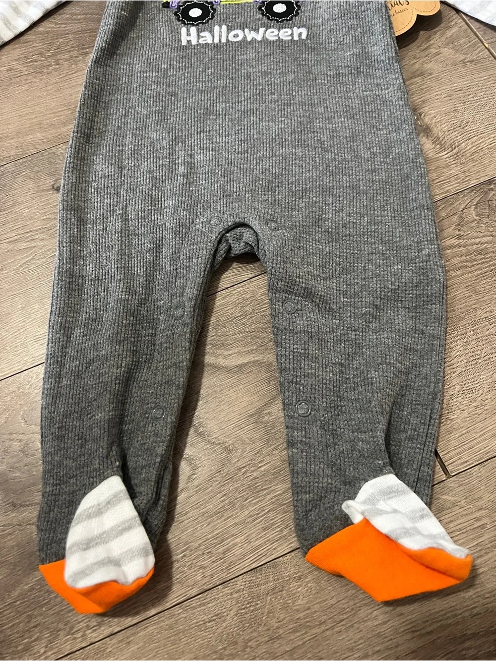 Baby Essentials “ My First Halloween “ 2 Piece Set Size 6 Months New